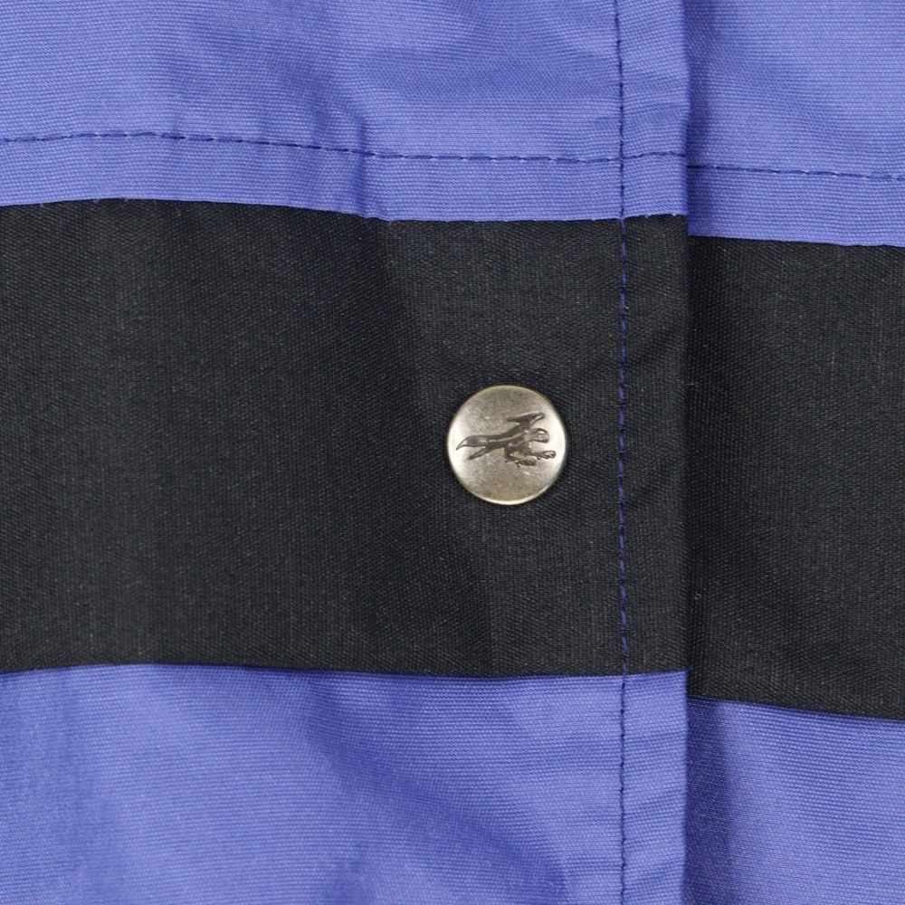 Vintage Peregrine Jacket Womens Medium Purple Black Snap Front Bomber Coat - Picture 5 of 6